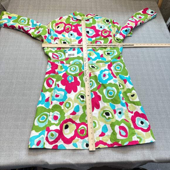 Susan Bristol Jacket Womens Large Retro Floral Quirky Artsy 60s Theme Whimsical - Picture 6 of 9
